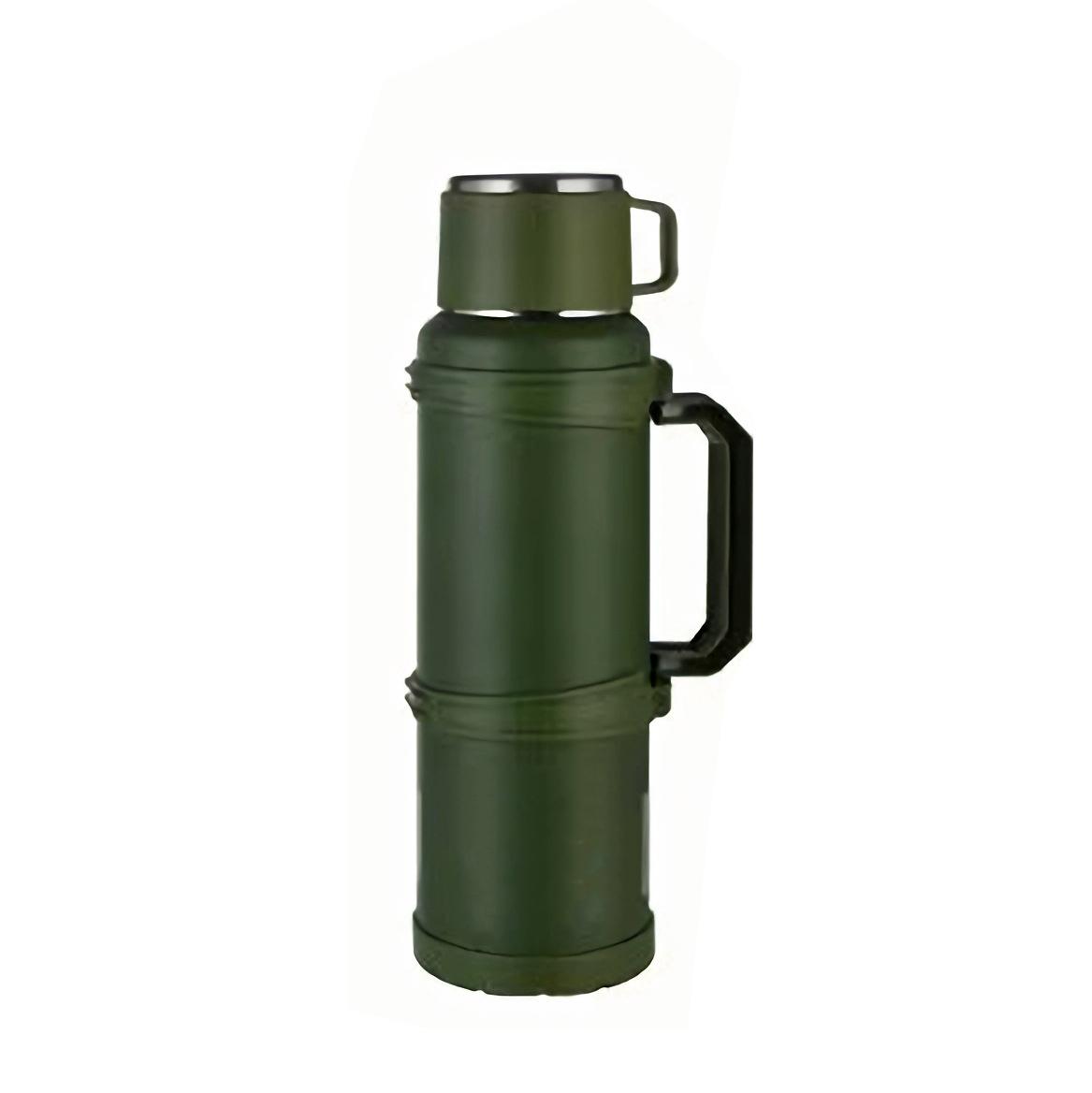 High Quality 2200ml 2.2L Portable Vacuum High-efficiency Insulation Function Thermos Flask with Foldable Handle and Cup Lid 2200ml