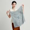 100% Mulberry Silk High-end Fashionable Handmade Crescent Edge Silk Classic Scarf for Women's Versatile Silk Scarf