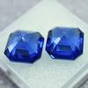 Natural Flawless BLUE Sapphire 19.30 Ct CERTIFIED Loose Gemstone Square Shape