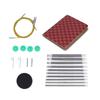 10 Pairs Interchangeable Circular Knitting Needles Set Ergonomic Design P Type Needle Buttons