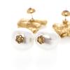 Copper Alloy High Color Retention Earrings, Pearl Stud Earrings, Niche High-End Pendant Earrings.