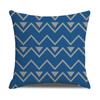Nuova Copricuscino Decorativo Nordic Moderno Semplice in Lino Copricuscino per Divano con Motivo Geometrico