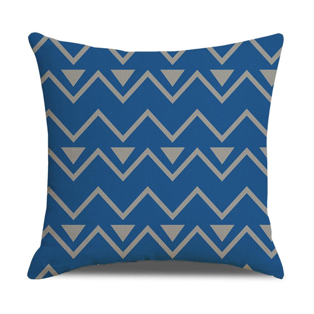 Nuova Copricuscino Decorativo Nordic Moderno Semplice in Lino Copricuscino per Divano con Motivo Geometrico