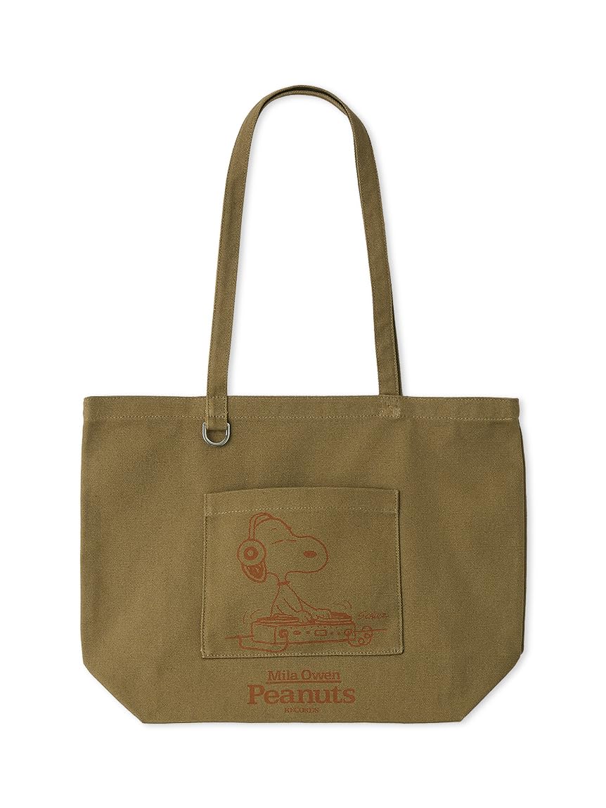 Tote Bag 09WGB261509 MOC F [Mila Owen] PEANUTS RECORDSCanvas Women s