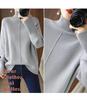 Women's Wool Turtleneck Sweater: Thick, Loose Knit Pullover for Autumn & Winter, Korean Style Base Layer