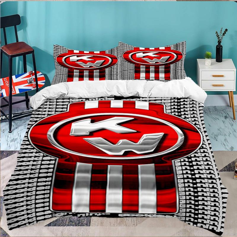 3PCS Ken Truck Bedding Set,Including 1pc Duvet Cover And 2pcs Pillowcases Perfect for Bedroom, Dormitory, Large Size Fan Christmas Gift