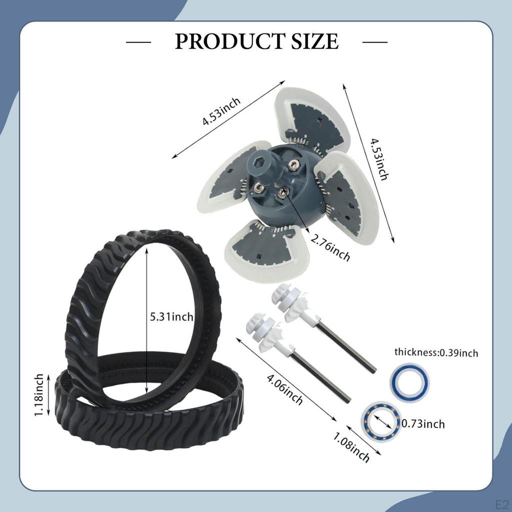 Pool Cleaning System Drive Belt Shaft Assembly Professional Easy Installation Efficiency