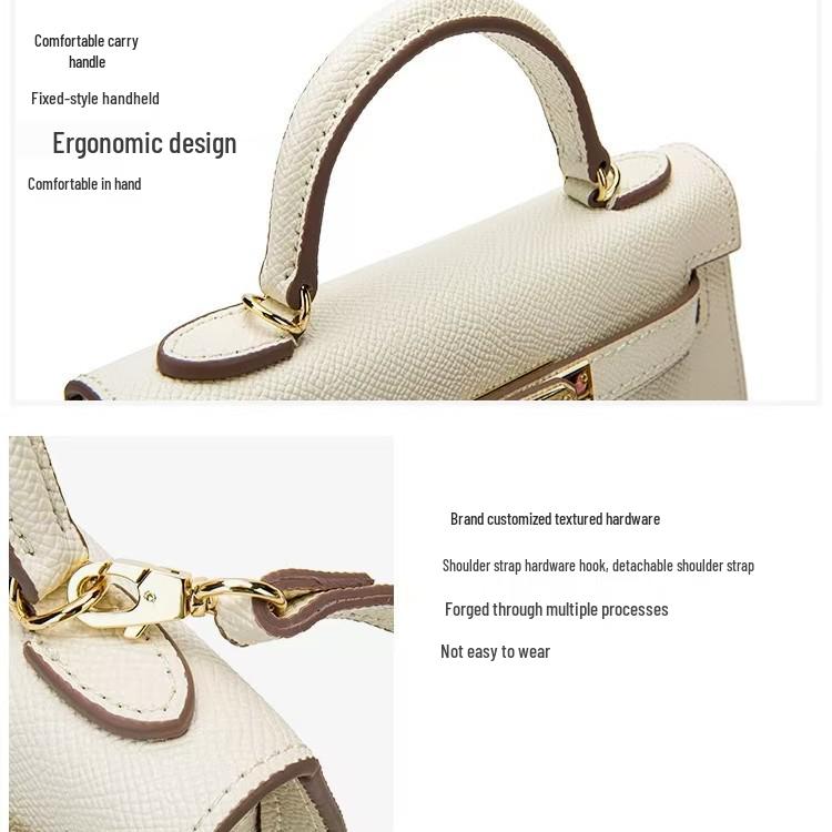 2025 Bolso Kelly Mini: Bolso de Hombro y Cruzado de Verano para Mujer de Segunda Generación para Trabajadoras de Oficina