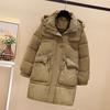Down Cotton Jacket Women's Medium and Long 2025 Winter New Thick Cotton-padded Jacket Senior Warm Cotton-padded Jacket