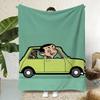 Komödie M-Mr Bean Überwurf Flanell Überwurfdecke, Bett Zuhause Büro Nickerchen Decke Reise, Camping, Picknickdecke Weiche Dekoration