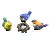 Bird Figurines with Nest Bird Statues Decorative Bird Landscape Ornaments Fairy Garden Accessories for Micro Landscape