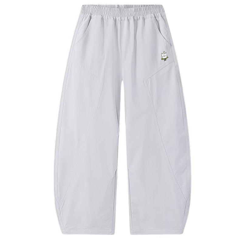 MQD Girls' Wear-Resistant Outdoor Loose-Fit Hiking Pants