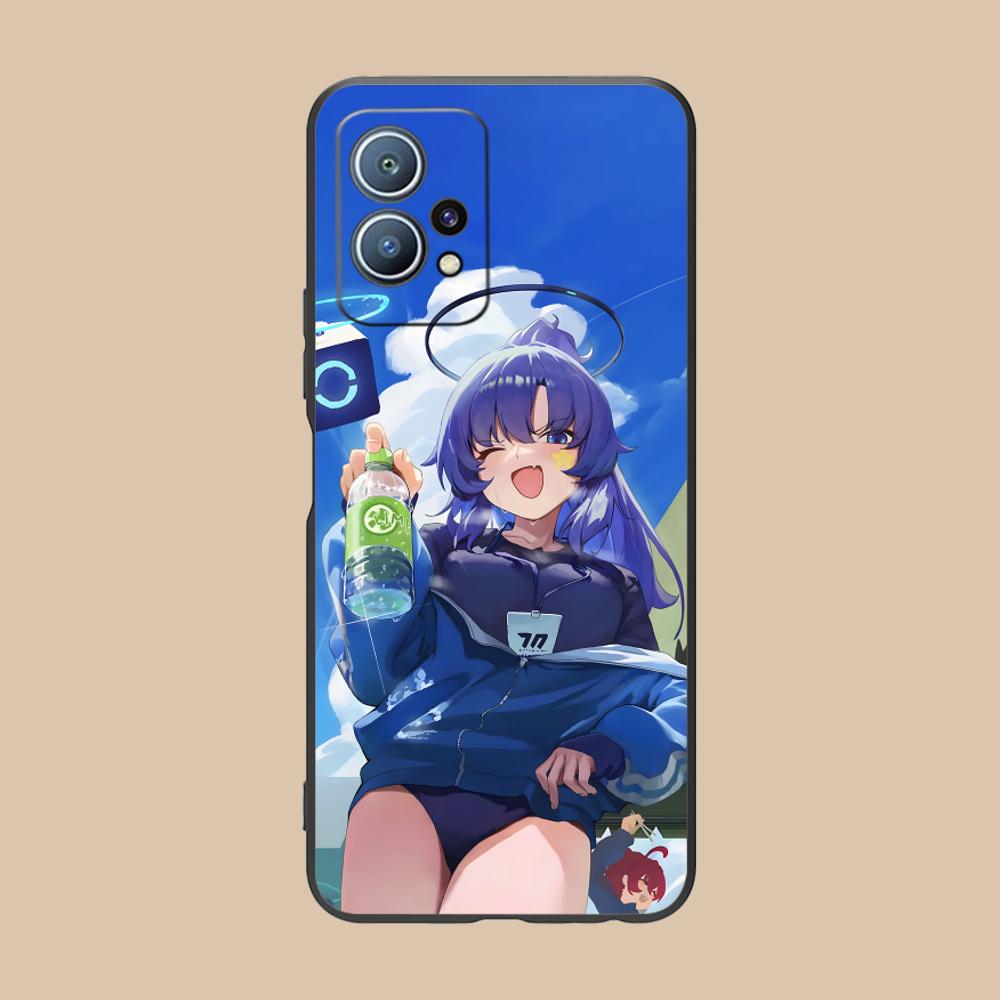 Blue Archive Yuuka Matte Mobile Phone Case for Huawei P60 P50 P40 P30 P20 P10 P9 P8 Pro Lite Plus Colorful Printing Cover