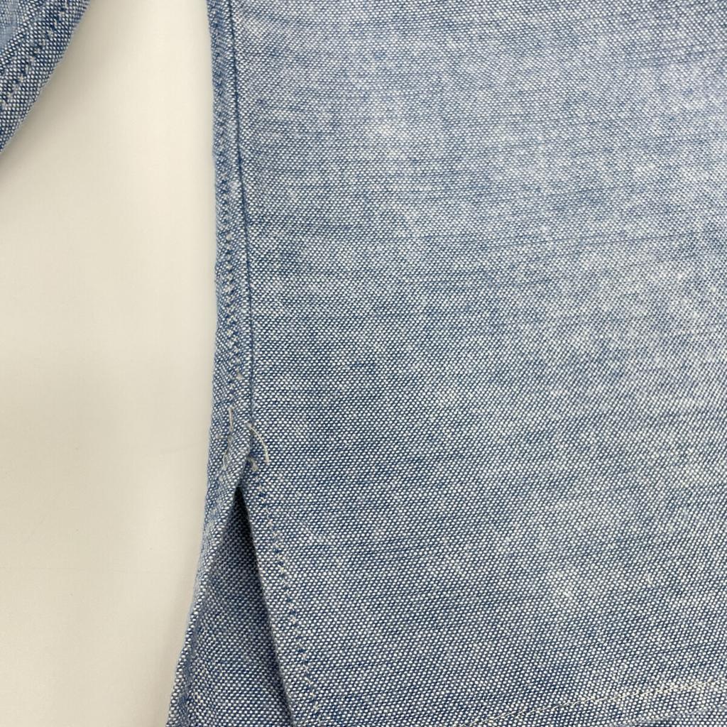 Individualized Shirts Blue Chambray Denim Shirt tops S blueUsed