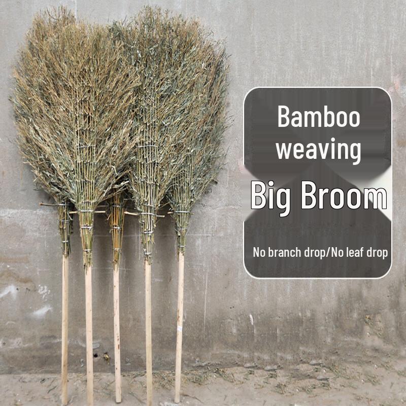 OEING Vintage Bamboo Handle Broom
