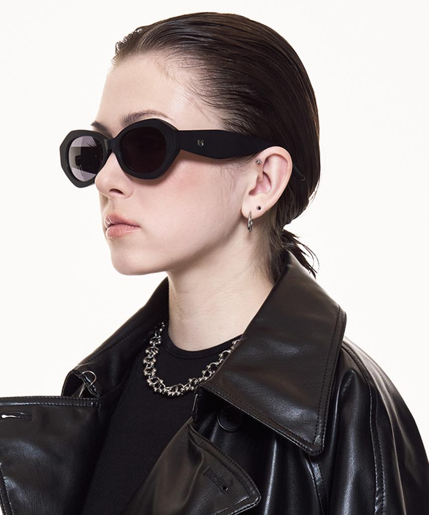 Maeteupeojeu Cy-133 Acetate Sunglass Black