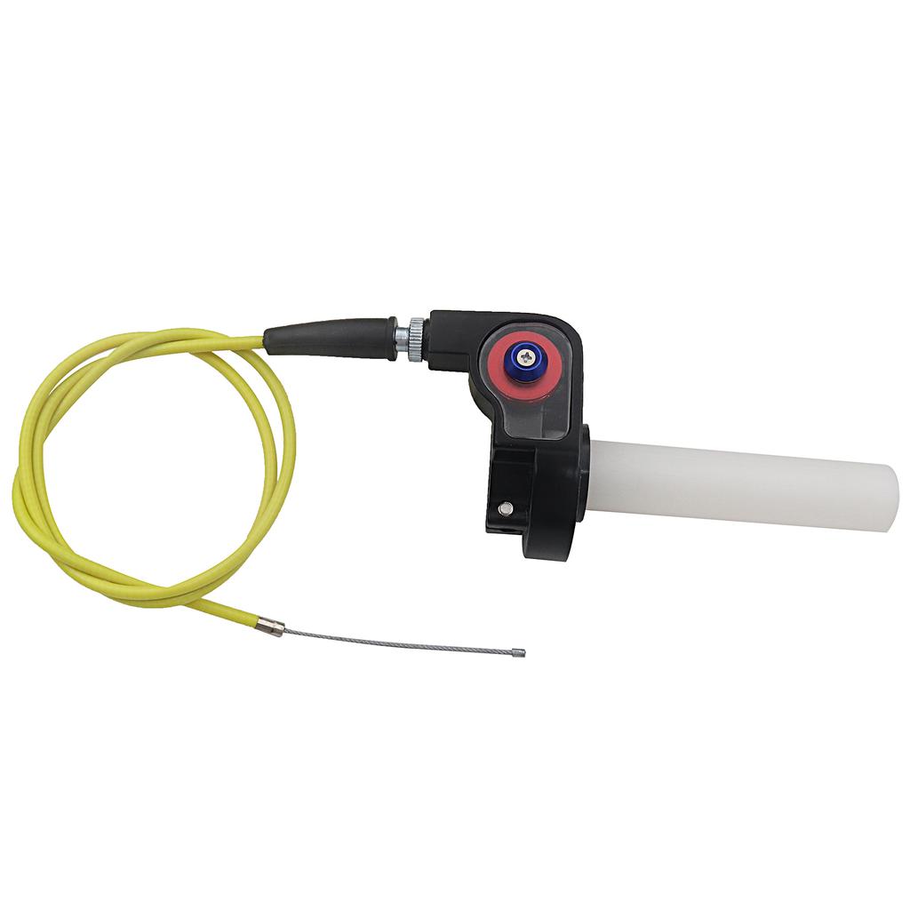 Alconstar Racing Aluminum Handle Throttle Grip Hand Grips 1/4 Quick Twist Gas Throttle Settle With Throttle Cable For KT CRF