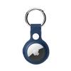 Leather Keychain for Apple Airtags Case protector Cover Bumper Shell Tracker Anti-scratch Air Tag Key Ring Holder Accessories