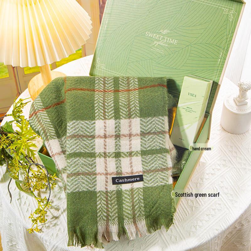 Luxury Gift Set: Scarf, Water Bottle, and Hand Cream