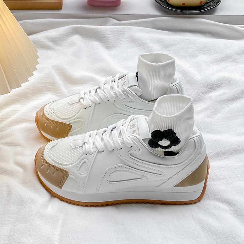 

Fashion New Style Women s ShoesinsPopular Thick-Soled Dad Sneakers2025 Summer Breathable Season Comfortable Sneaker Breathable Comf 41 коричневый