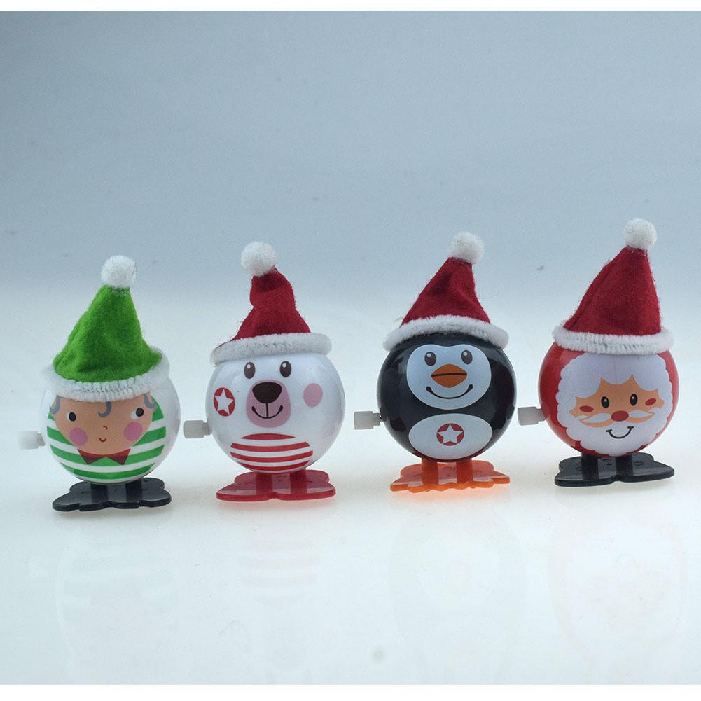 Charming Wind-up Walking Santa Snowman Reindeer Toys For Christmas Celebration