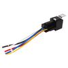 5pcs Automotive Relay Kit 5 Pin 40A 12V Waterproof Copper Contact Car Relay Harness