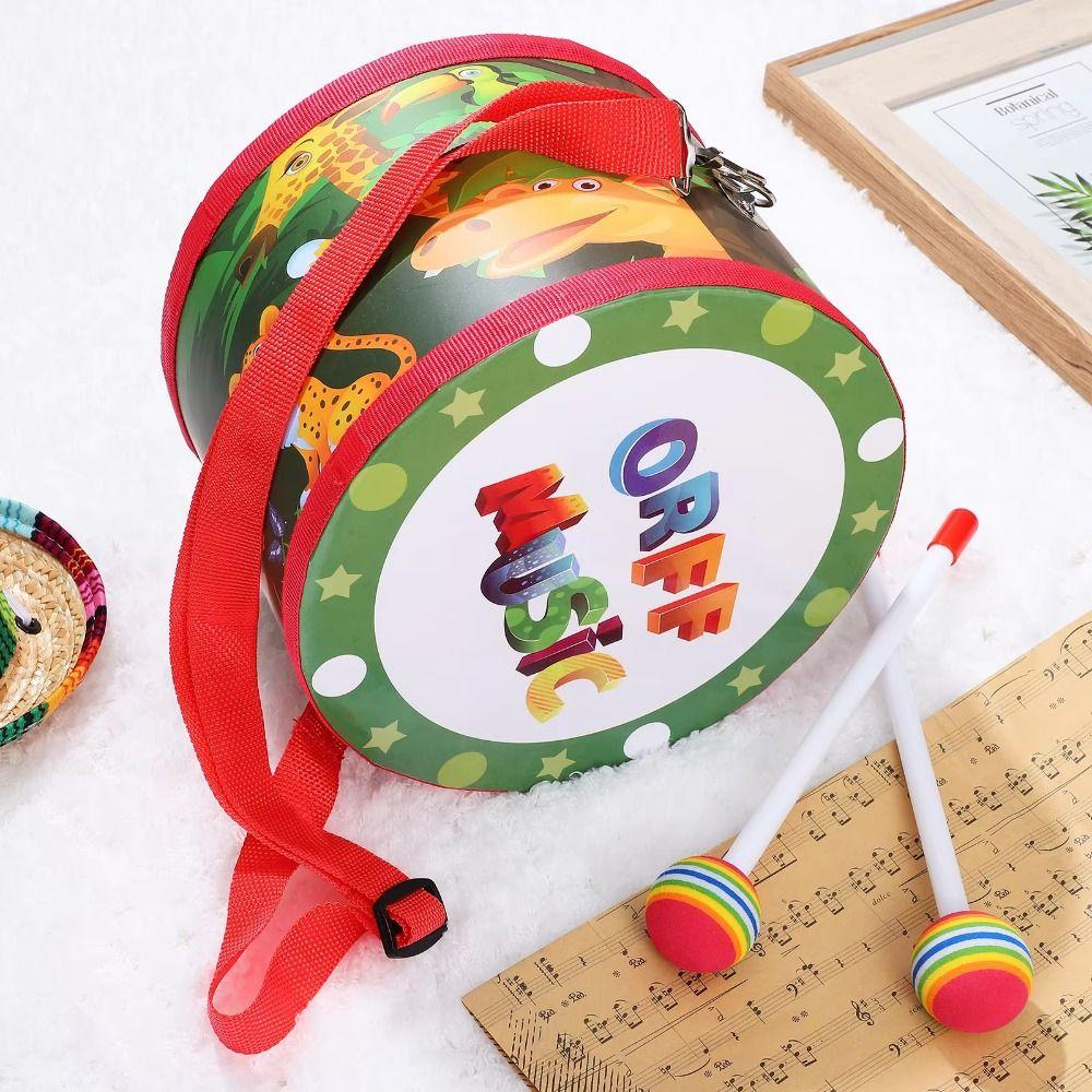 Percussion Instrument Musical Instrument Toys Montessori Wood Kids Drum Toys Children Baby