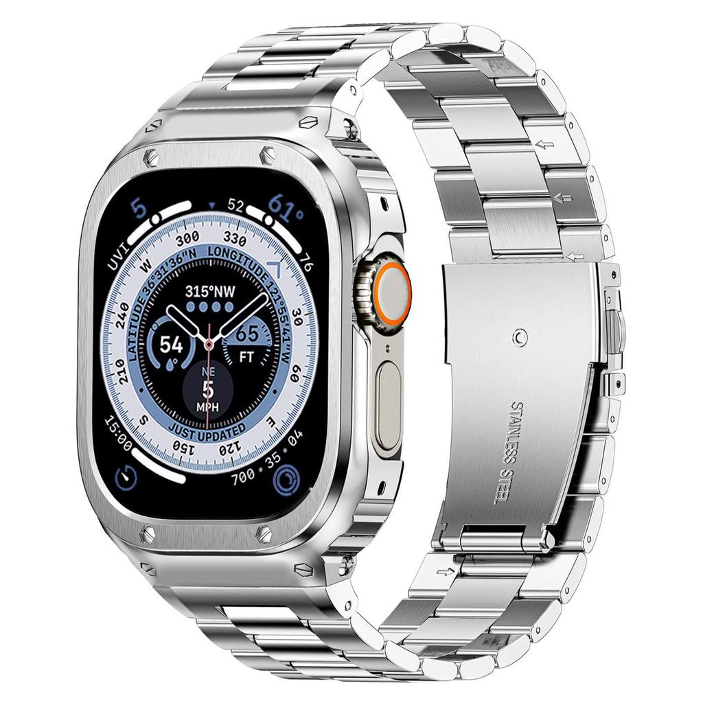 3-in-1 Strap and Protective Case for Apple Watch S3-S8 (41/44/45/49mm)