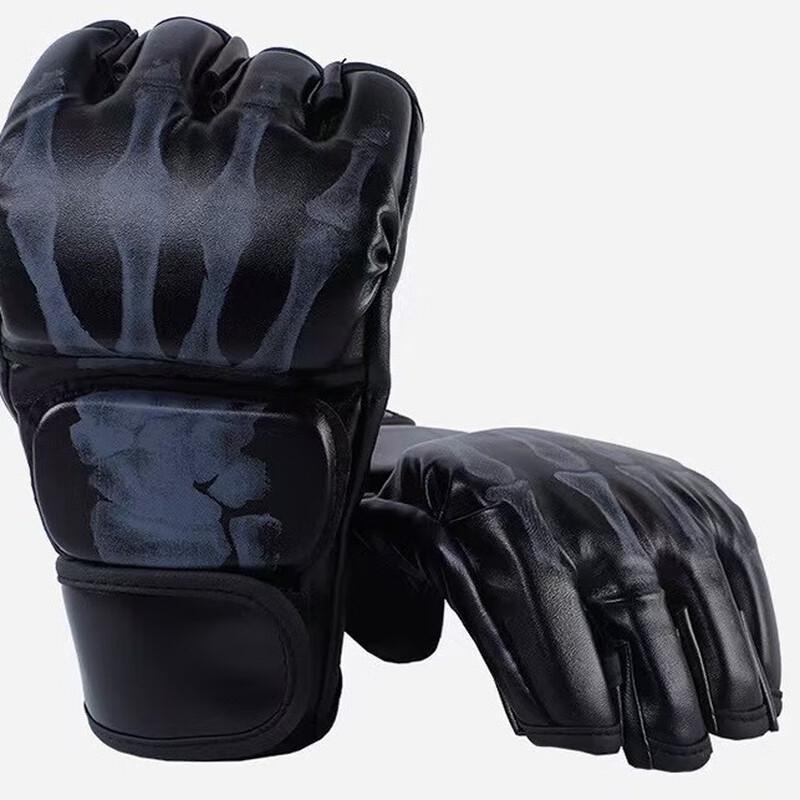 WEZHO Halbfinger Tigerkralle MMA Boxhandschuhe