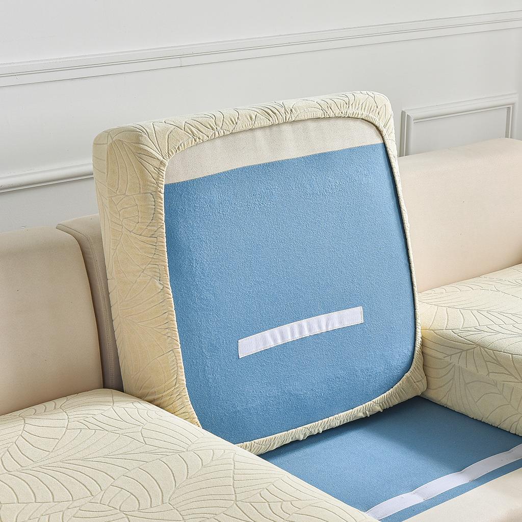 Funda impermeable para cojín de asiento Funda elástica para sofá Ajustable Extraíble Protector de muebles para mascotas Niños Funda de silla