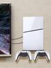 Wall Mount Bracket Display Stand Base with 2 Controller Mounts Wall Hanging Stand for PS5 Slim Digital Edition and Disc Edition