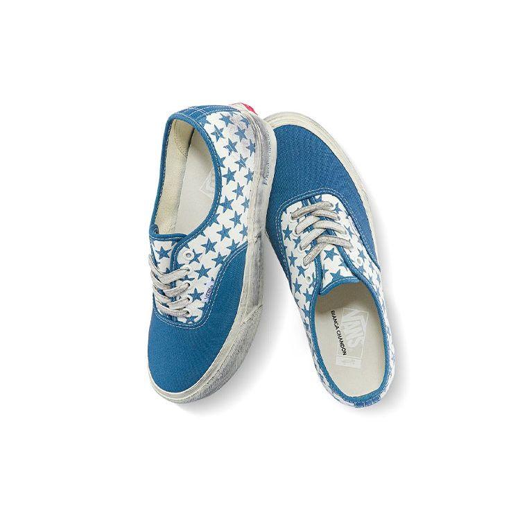 Bianca Chandôn x Vans Authentic VLT LX Stressed Navy Zapatillas Unisex Azul Blanco VN0A4CS4NUT