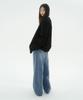 MUSINSA STANDARD WOMAN Women'S Deep Tuck Extra Wide Denim Pants [Light Indigo]