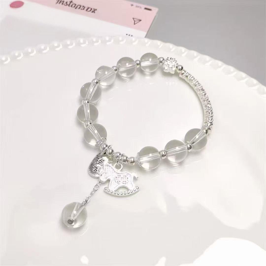 New Arrival: Luxurious Ice Crystal Bracelet - Niche Design, Versatile High-End Accessory