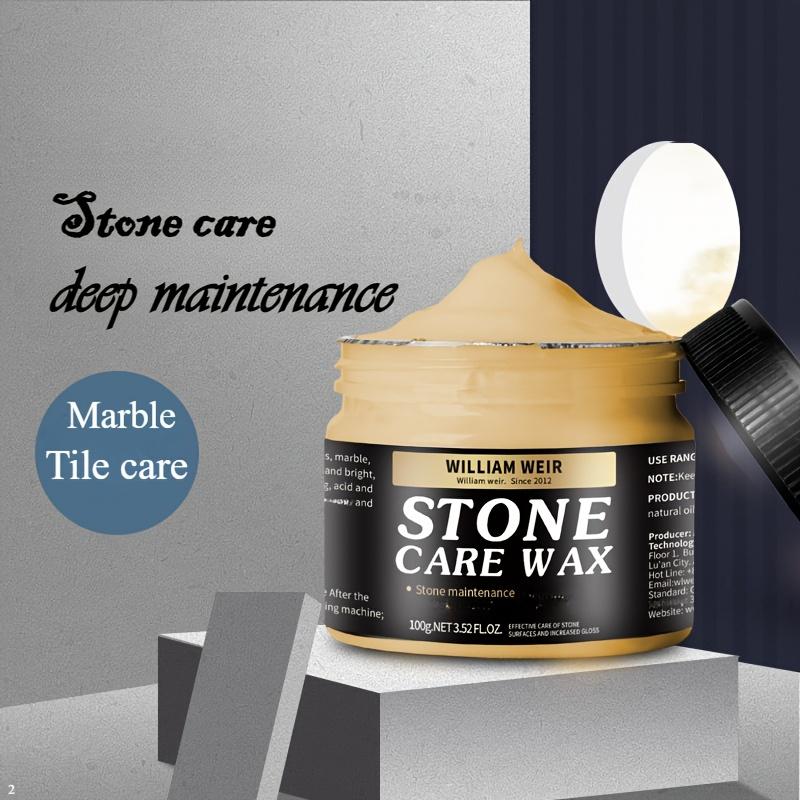 Stone Care Wax,Natural & Synthetic Stone Polish for Marble,Floor Shine,Tile Maintenance,Ceramic Coating,Deep Maintenance Sealant