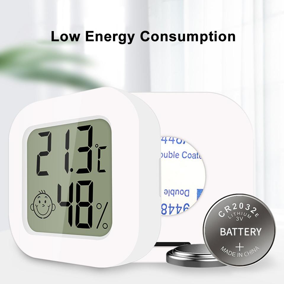 LCD Digital Thermometer Hygrometer Home Indoor Temperature Humidity Meter Sensor Gauge Weather Station for Home Room Baby