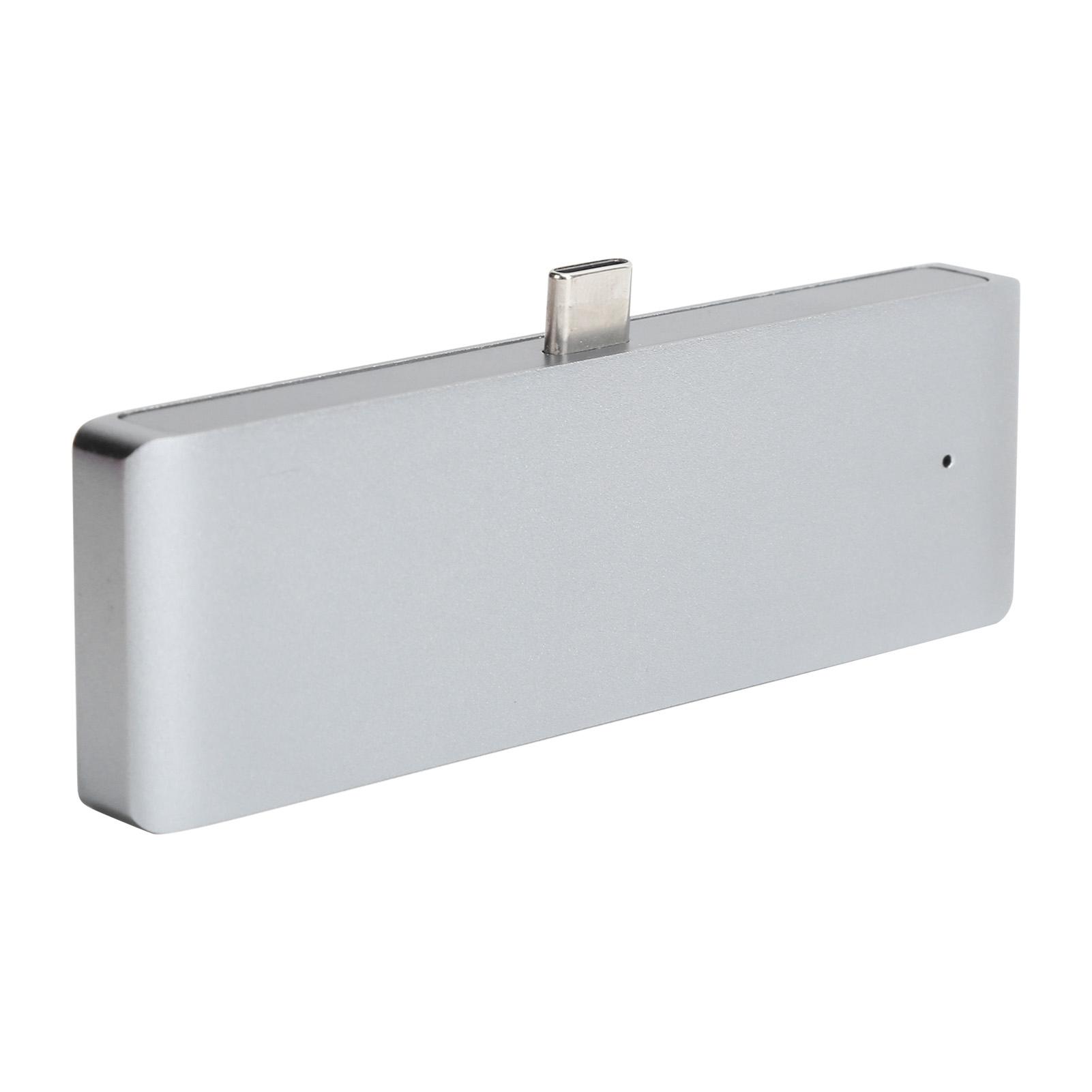 4-в-1 USB-C Хаб Док-станция USB-C на HD Multimedia Interface Аудио 3.5 + USB 3.0 + USB-C Адаптер