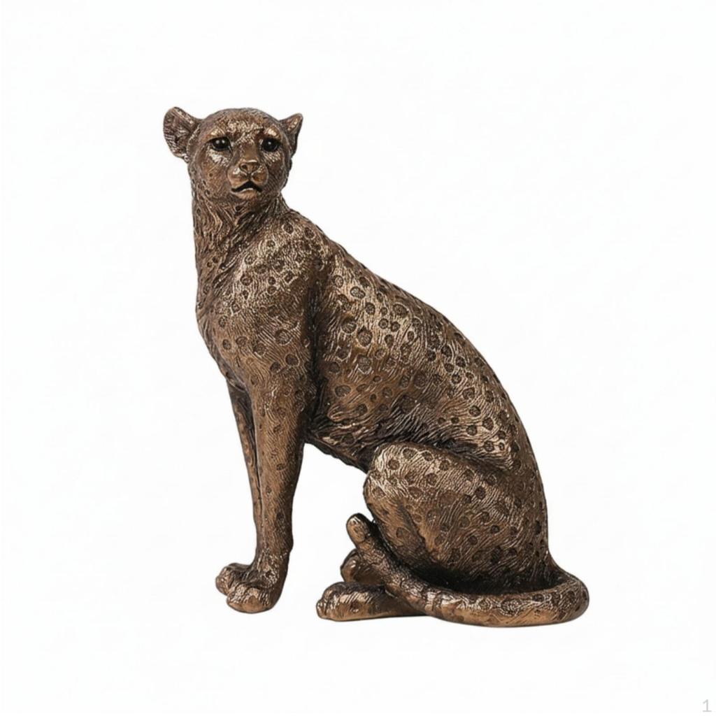Statua Realistica di Gatto Grande da Tavolo