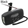 Multifunctional Solar Hand Crank Radio FM AM WB NOAA Weather Radio 2000mAh USB Charging Emergency LED Flashlight Power Ban