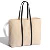 Untrack Park Tote [L] B4 Size, Takeyari Canvas, Leather Handles, Paraffin-Coated, Water-Repellent, 60063