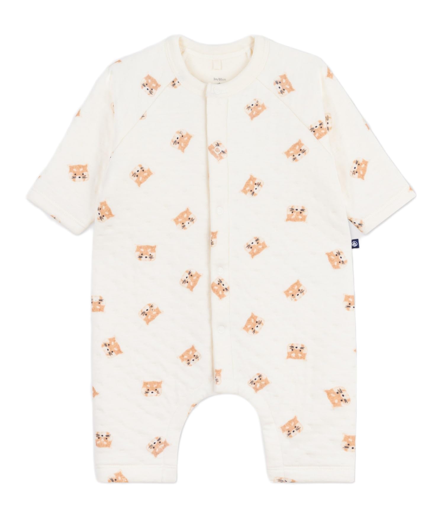 

Petit Bateau Jumpsuit 12 74cm A0ECU, Off-White/Multicolor, Months,