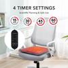 1PC Electric Heated Mat Winter Breathable Comfort Seat Heater Portable USB 4 Adjustable Heated Seat Mat with Controller 37x35cm