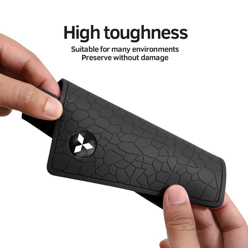 Car Anti-Slip Mat Dashboard Silicone Sticky Storage Pad Interiors For Mitsubishi Eclipse Lancer Outlander Pajero ASX Colt I200