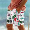 Fashion Men Women Short Pants Palm Tree Summer Hawaiian Beach Shorts Swimwear Oversized Casual Ice Shorts Male
