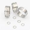 Stainless Steel Jump Ring Open Closing Finger Ring For Diy  Jewelry Making Tool