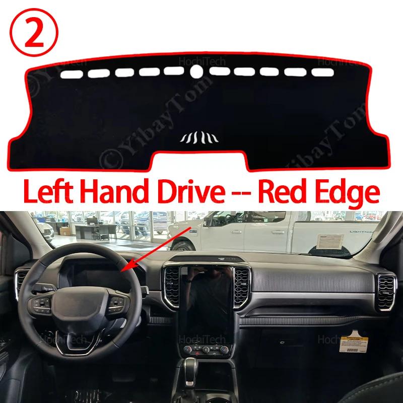 Car Dashboard Cover Mat Sun Shade Non-slip Pad Carpet Protector Accessories for Ford Ranger T6 P703 2th 2Gen 2024 2025