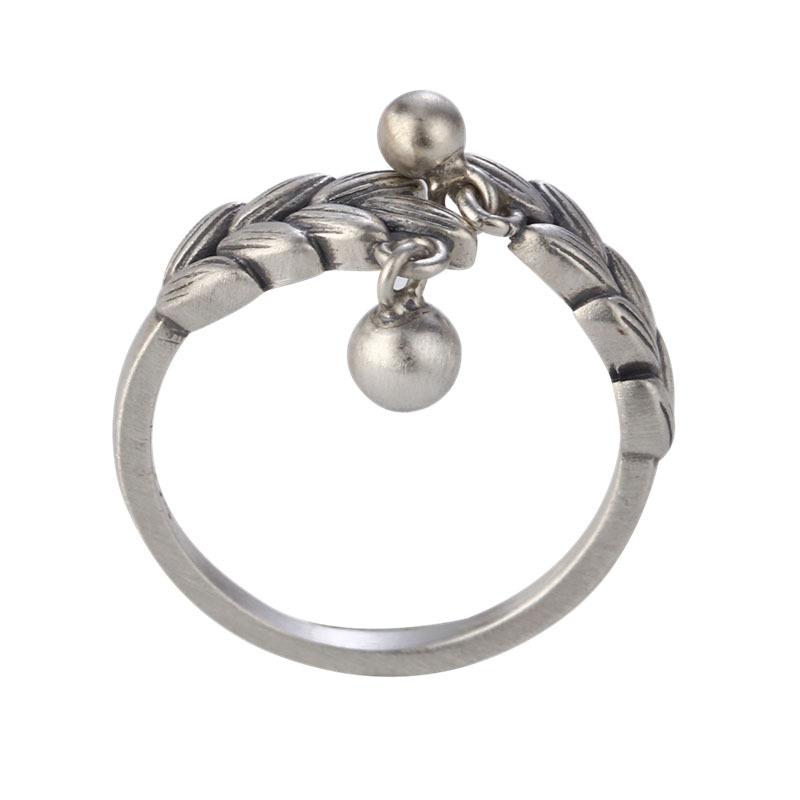 925 Sterling Silver Rings for Women Men Couple Minimalist Handmade Simple Wheat Ring Party Jewelry Gift Prevent Allergy