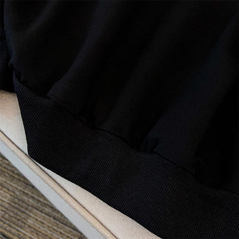 Plus Size Autumn Hoodie for 200-350 Jin, Loose Fit, Bust Sizes 150/160