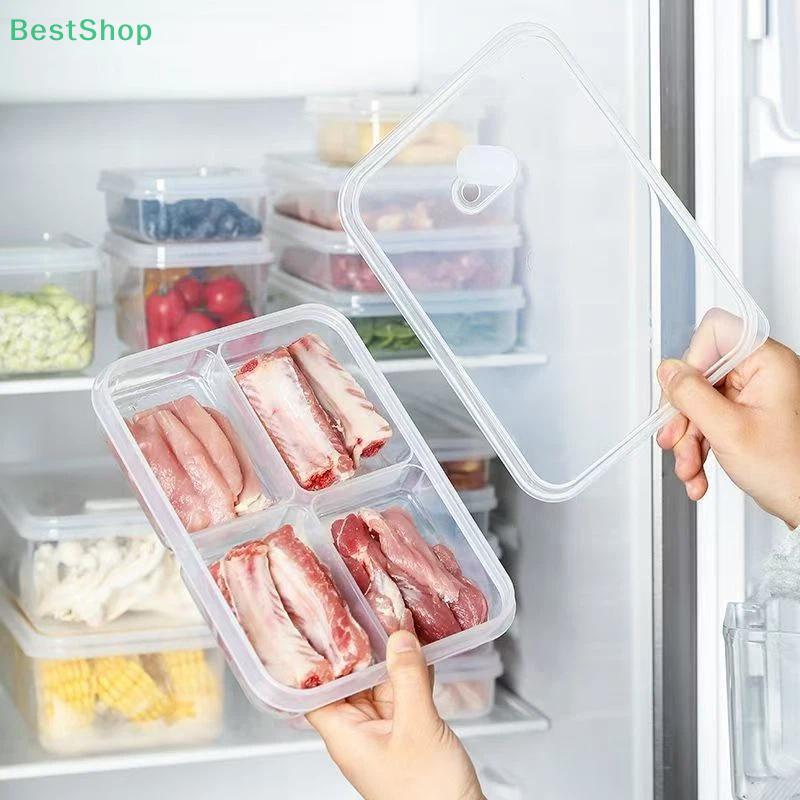 Multi-Compartment Food Storage Container - Airtight Refrigerator Organizer Box for Meat, Vegetables & Freshness Preservation