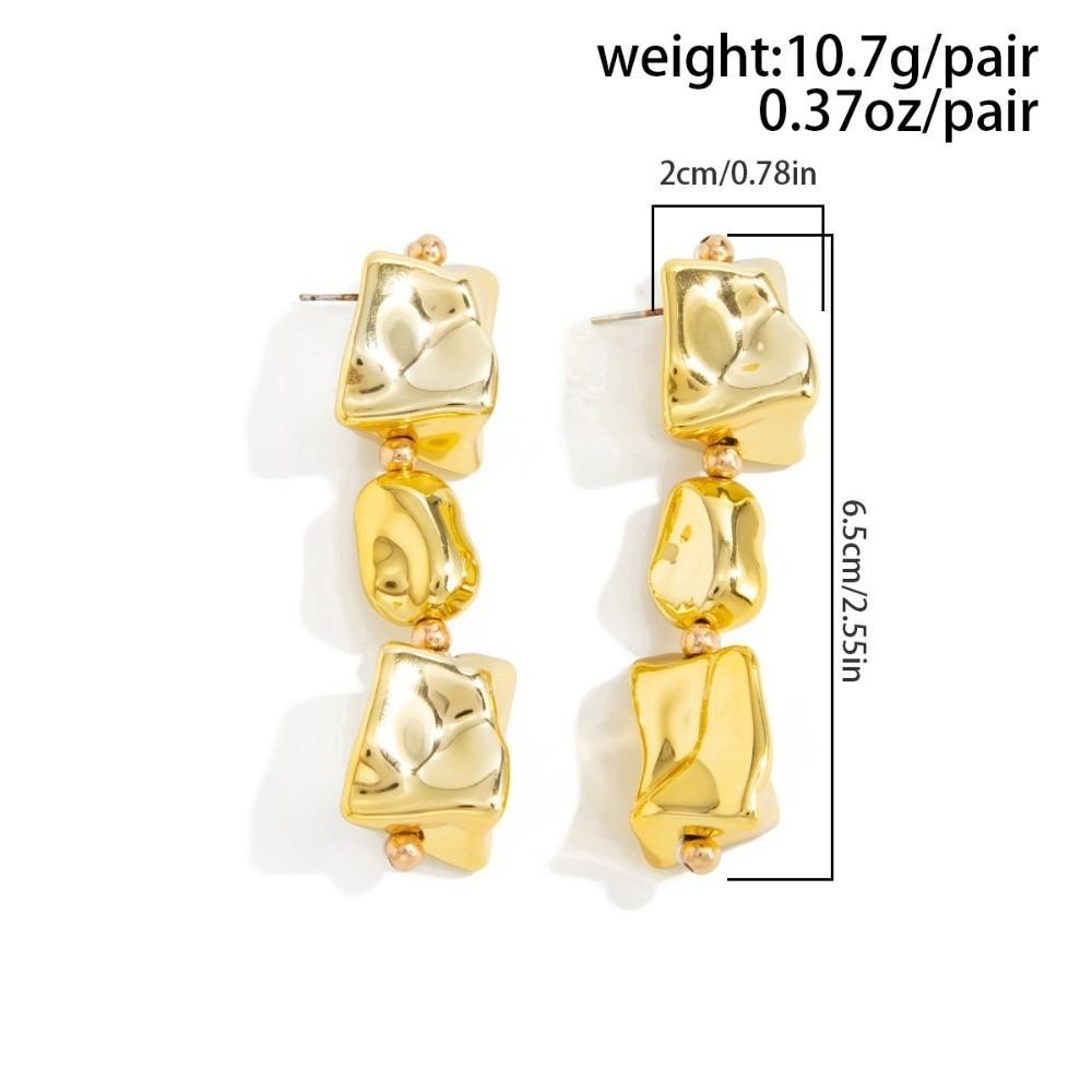 Bohemian Geometric Earrings Irregular Tassel Earrings Multi-Layer Earrings  Women Jewelry